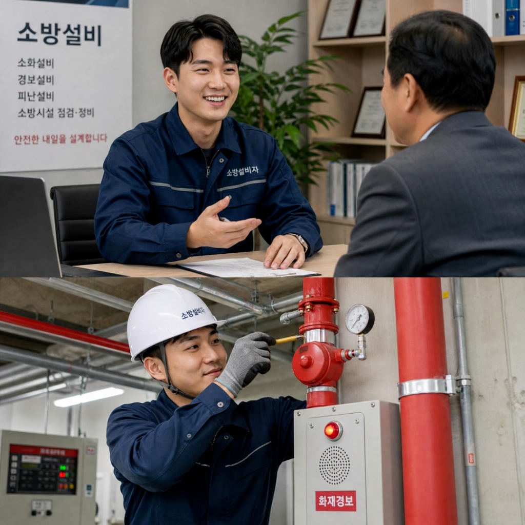한영소방엔지니어링 상담 및 소방시설 점검 현장